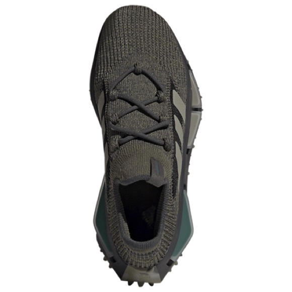 Adidas Kids' Black and Olive Sneakers NMD s1 J - Picture 3 of 5